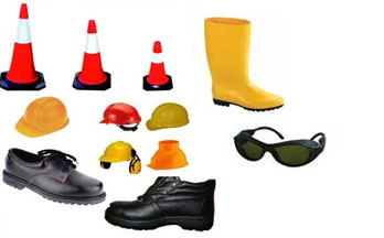 Safety Shoes & Helmet